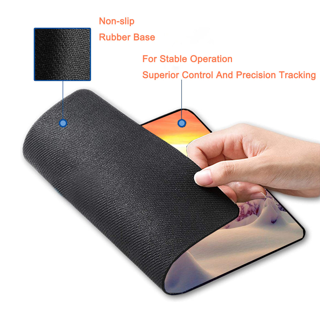 P133 Mouse Pad with Stitched Edge