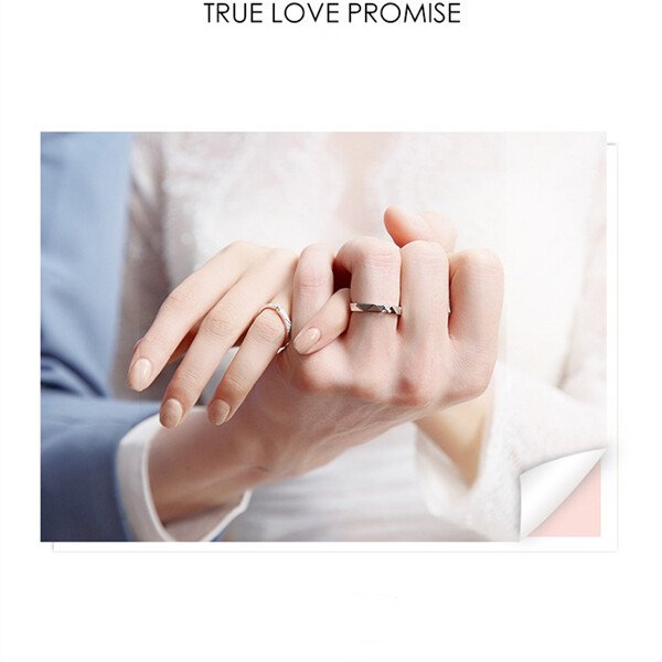 Minimalist Affectionate Couple Rings