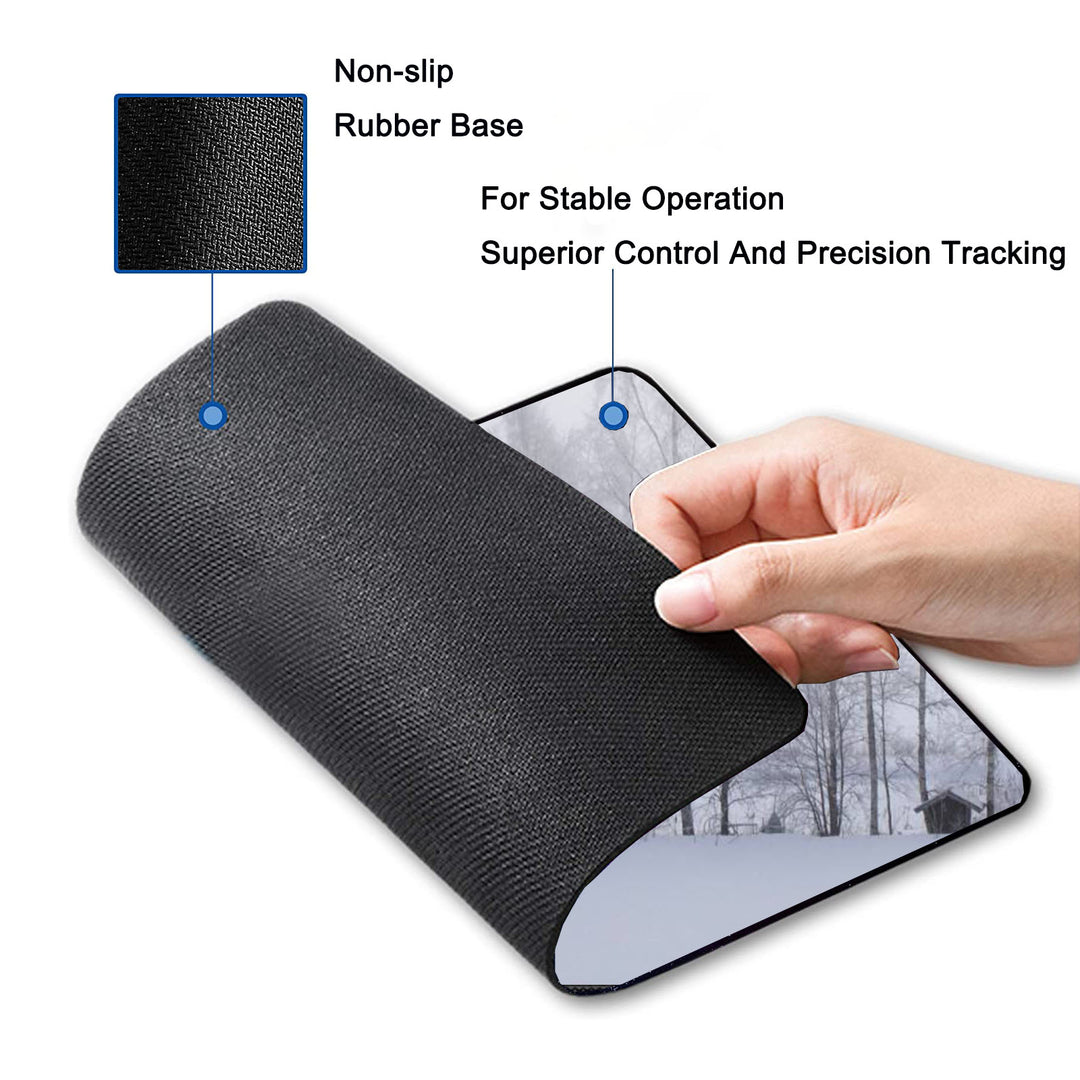 P139 Mouse Pad with Stitched Edge