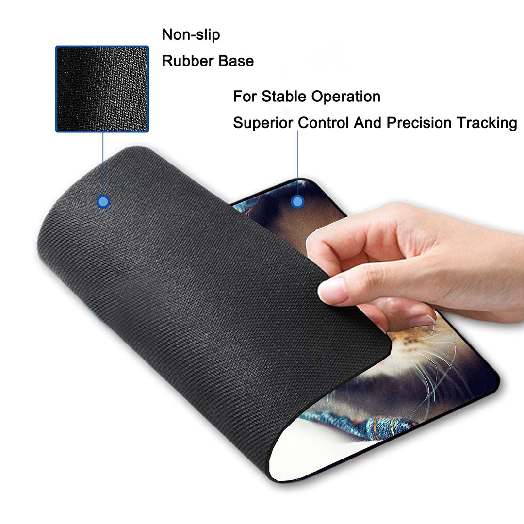 P115 Mouse Pad with Stitched Edge