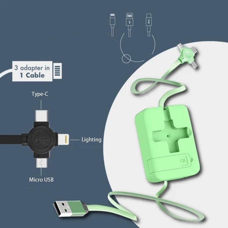 4 in 1 Data Cable Phone Stand