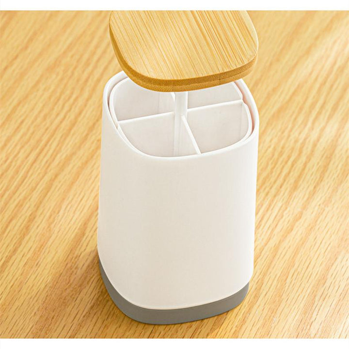 Automatic Pop Up Press Wooden eco friendly toothpick box