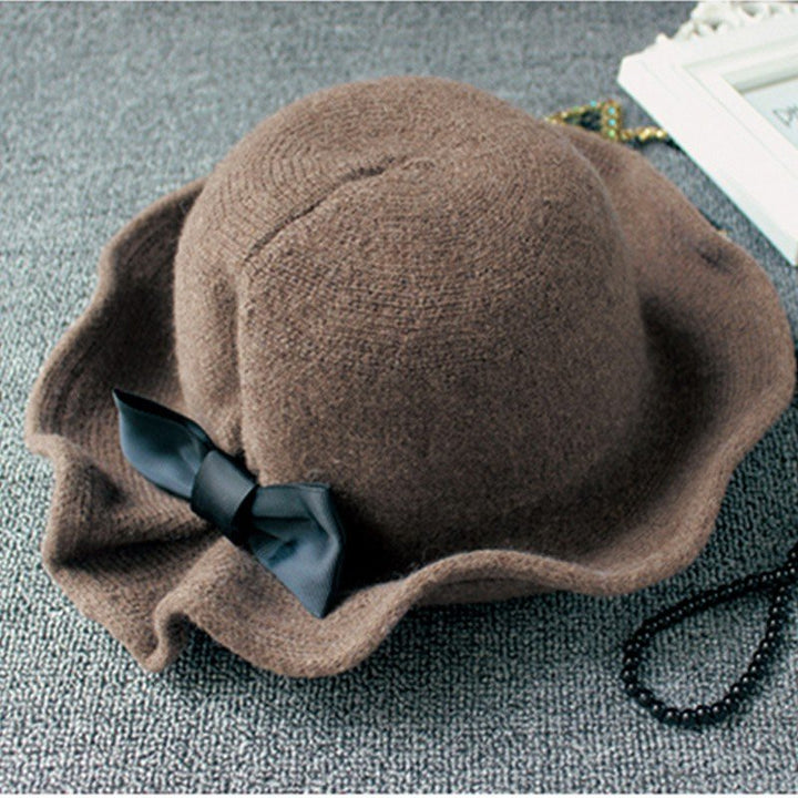 Adajustable Woolen Plush Lined Hat