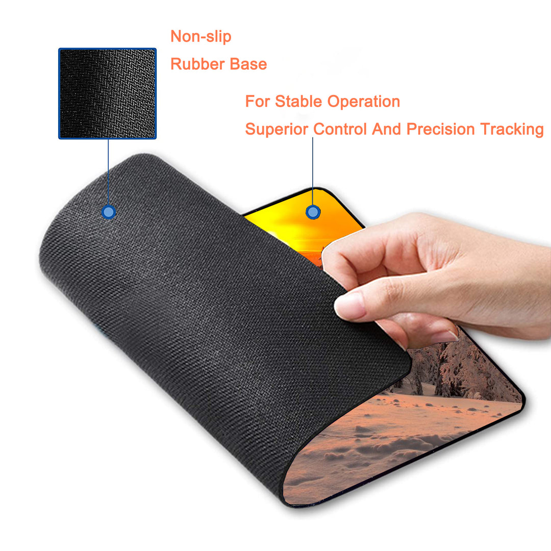 P131 Mouse Pad with Stitched Edge