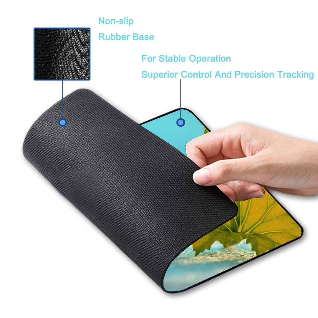 P126 Mouse Pad with Stitched Edge