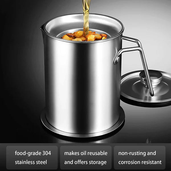 Stainless Steel Oil Filter Pot