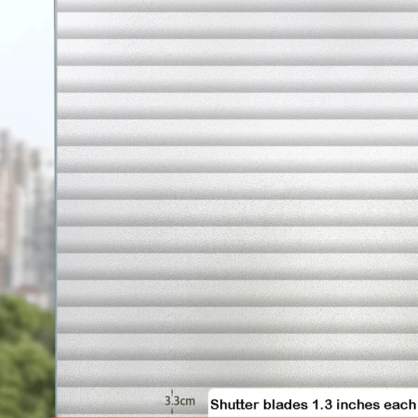 Imitation Blinds One Way Perspective Glass Film