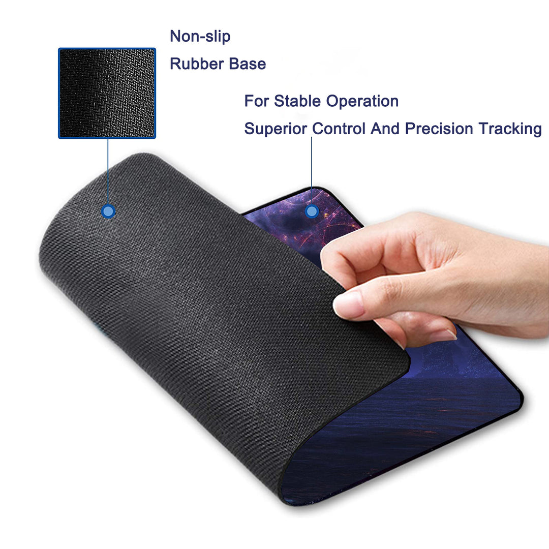 P101 Mouse Pad with Stitched Edge