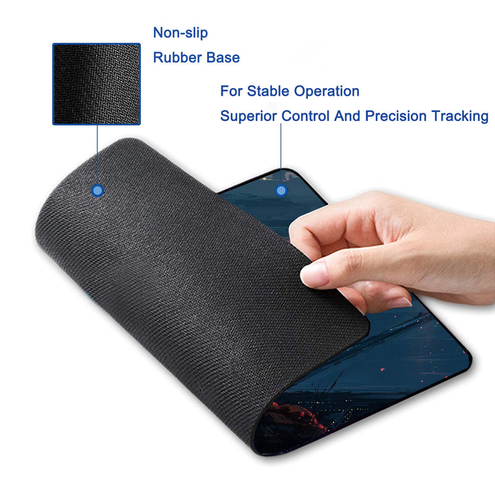 P121 Mouse Pad with Stitched Edge