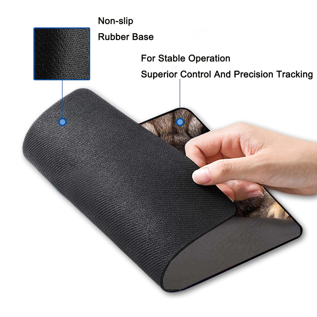 P117 Mouse Pad with Stitched Edge