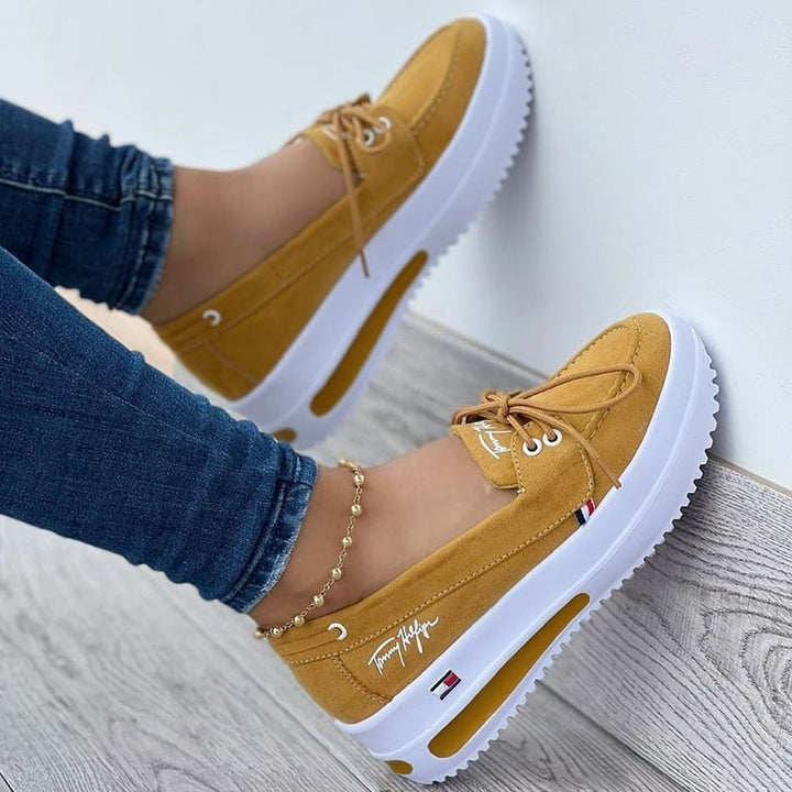 Fashion Platform Casual Ladies Sneakers