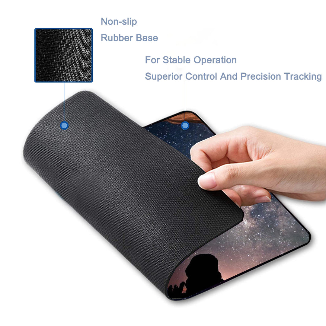 P141 Mouse Pad with Stitched Edge