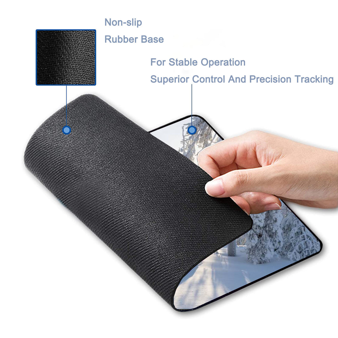 P140 Mouse Pad with Stitched Edge