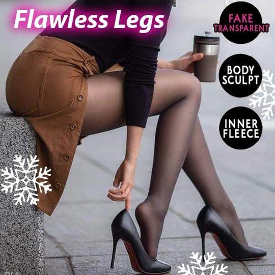 FAUX NUDE WINTER PANTYHOSE