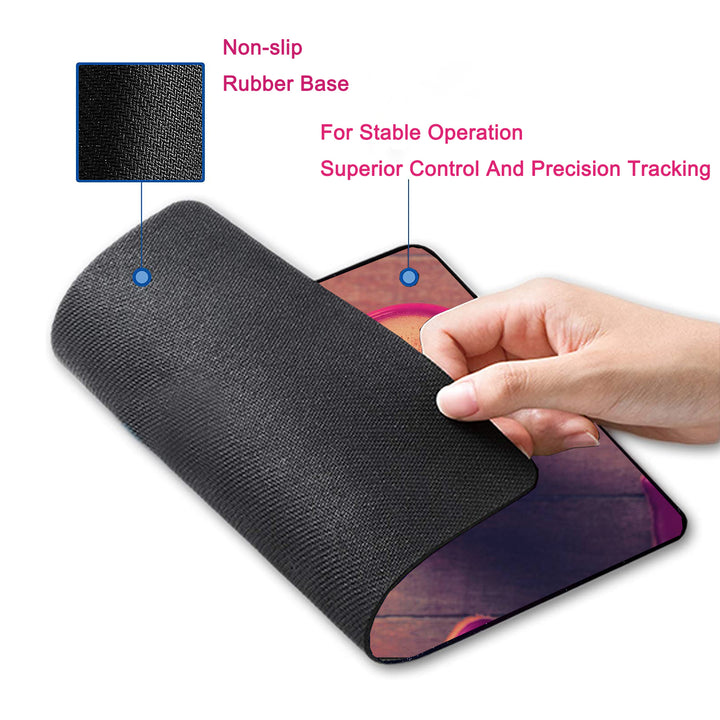 P127 Mouse Pad with Stitched Edge