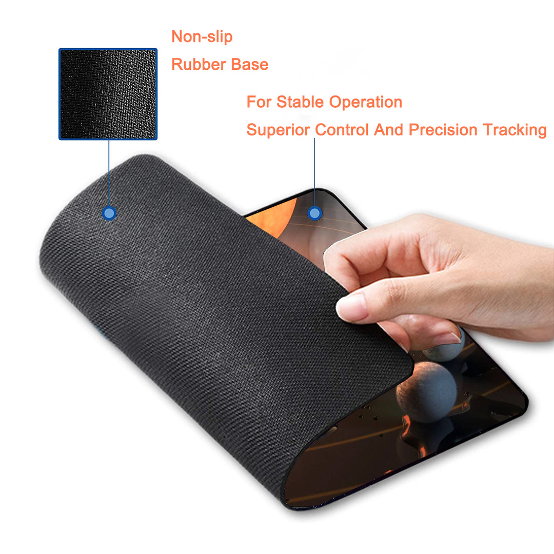 P130 Mouse Pad with Stitched Edge