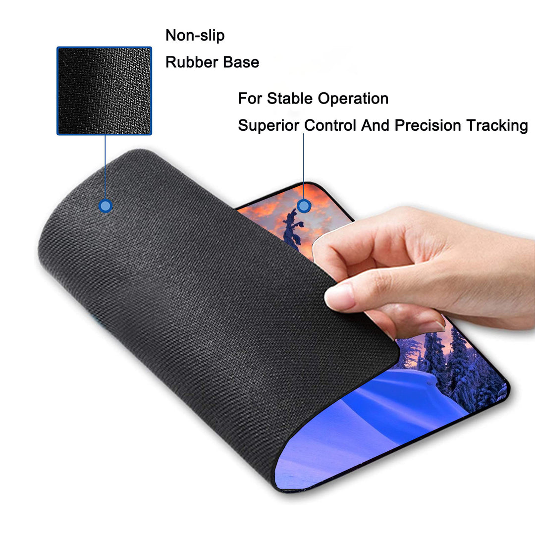 P137 Mouse Pad with Stitched Edge