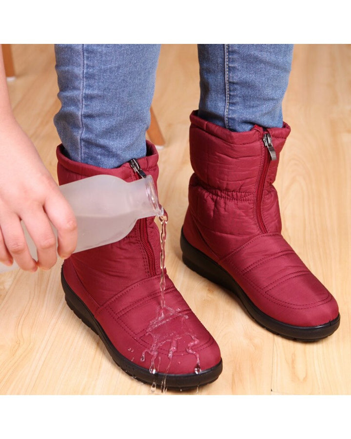 Women s snow ankle boots winter warm