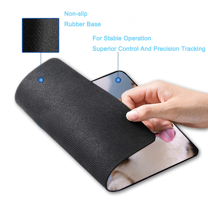 P120 Mouse Pad with Stitched Edge