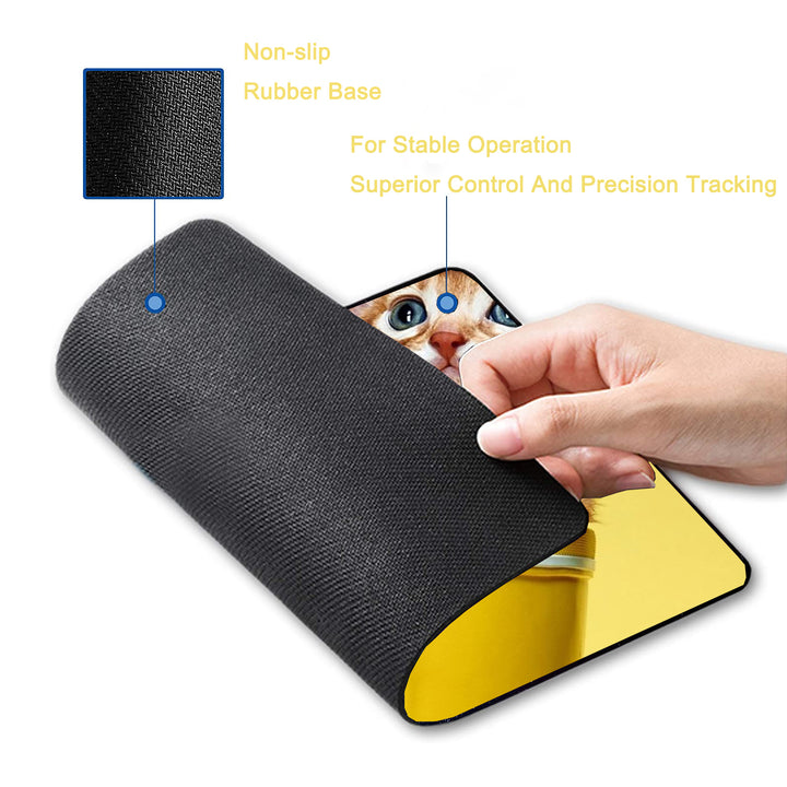 P114 Mouse Pad with Stitched Edge