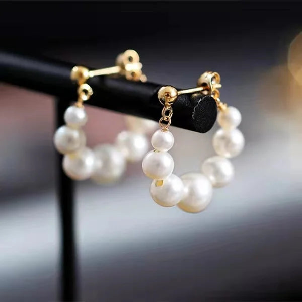 Pearl earrings