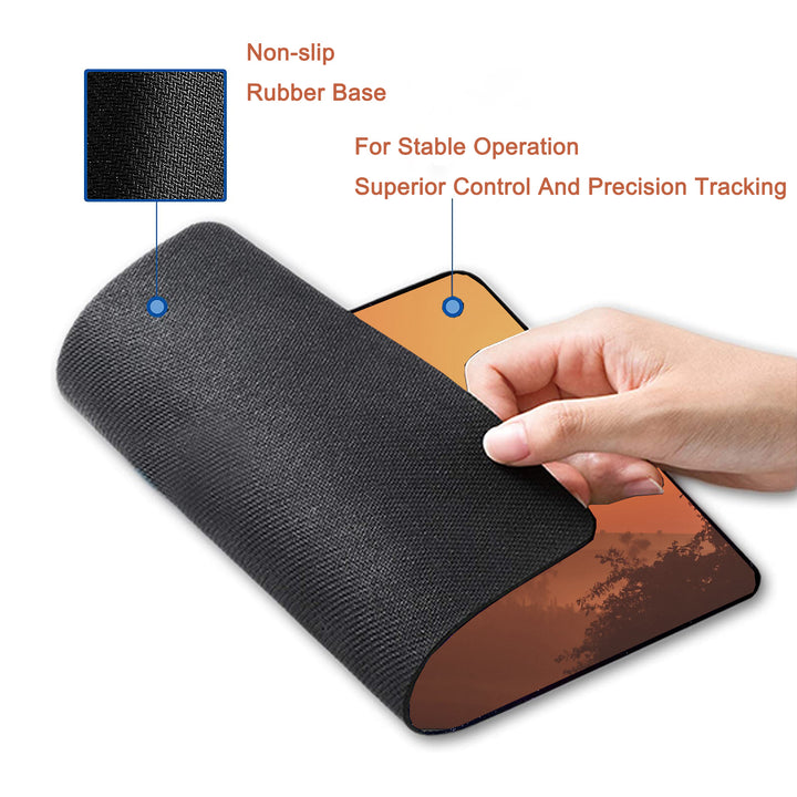 P104 Mouse Pad with Stitched Edge