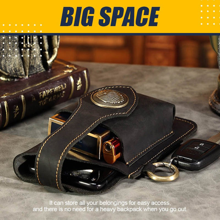 Multifunctional Leather Mobile Phone Bag