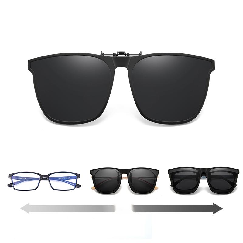 New Polarized Clip on Flip Up Sunglasses
