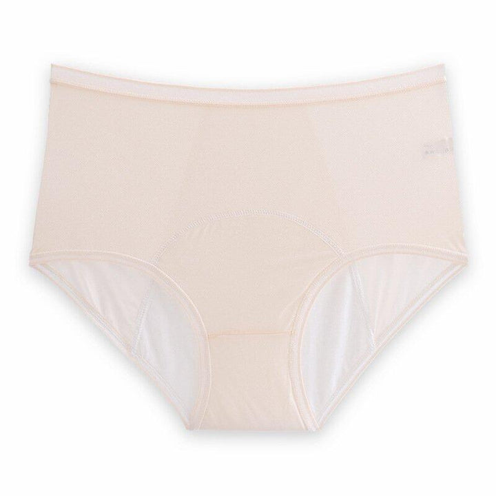 High Waist Leak Proof Ice Silk Panties Plus Size L 5XL