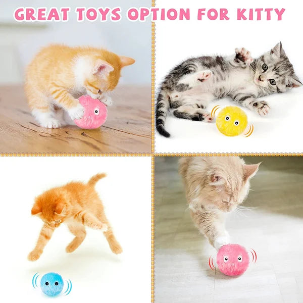 Summer Hot Sale - Smart Cat Toys Interactive Ball