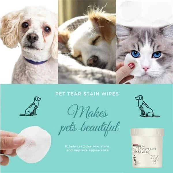 Pet Tear Stain Wipes