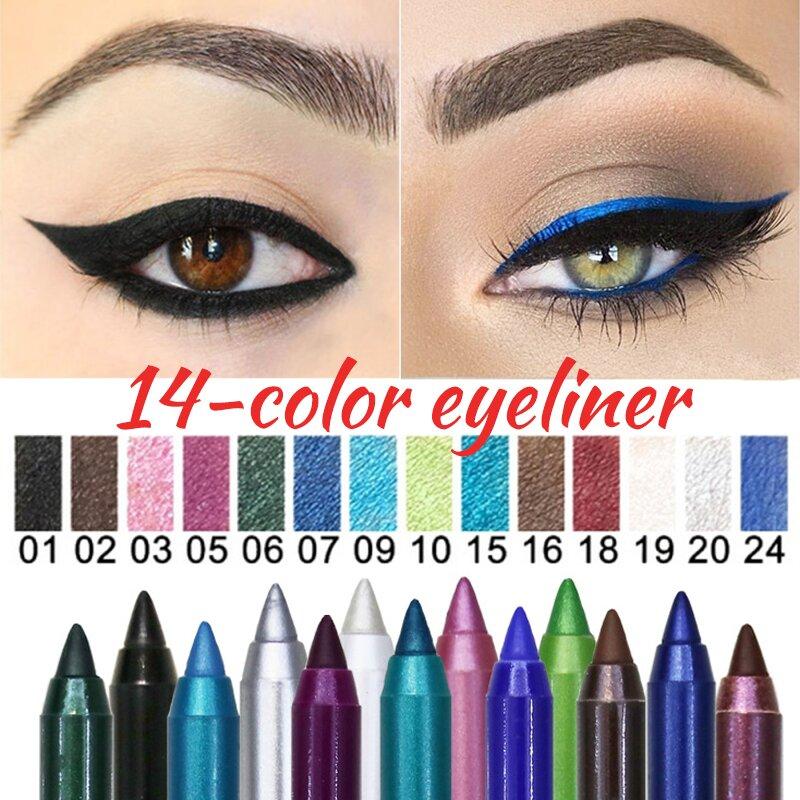 ONLY ABOUT $2 EACH 14 PCS 2-IN-1 LONG LASTING WATERPROOF EYELINER/EYE SHADOW PEN