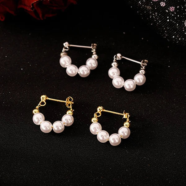 Pearl earrings