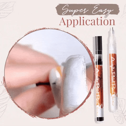 Ultra Thin Curve Manicure Felt Pen
