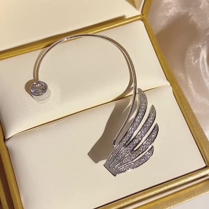 Angel wing earrings