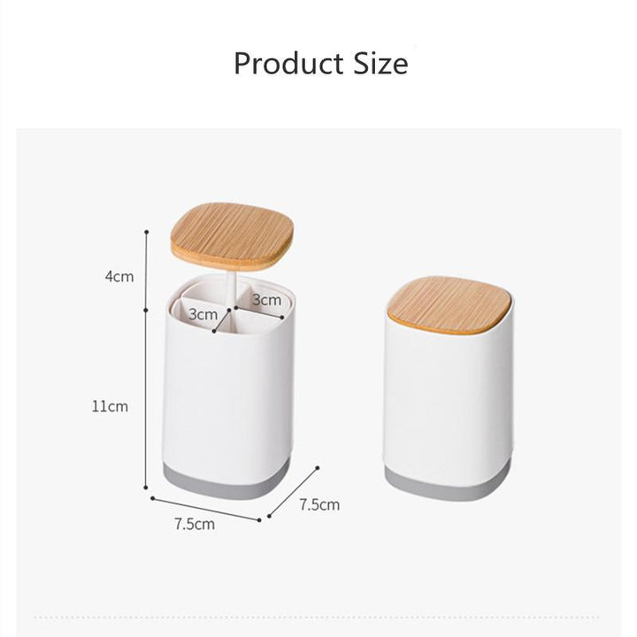 Automatic Pop Up Press Wooden eco friendly toothpick box