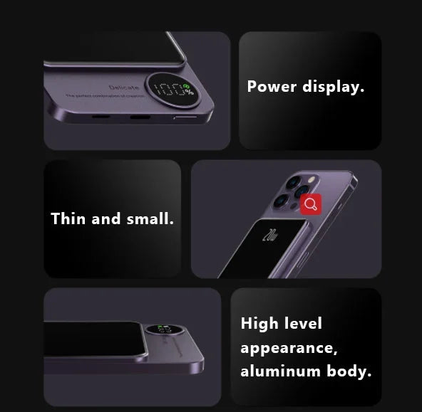 (🔥 Early Mothers Day Sale - 49% OFF)-Macsafe Powerbank Magnetic-(Buy 10000mAh save more)