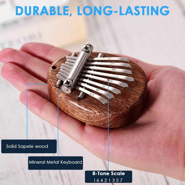 8 Keys Mini Kalimba Thumb Piano