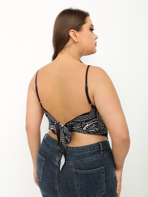 Paisley Print Bandana Tube Top