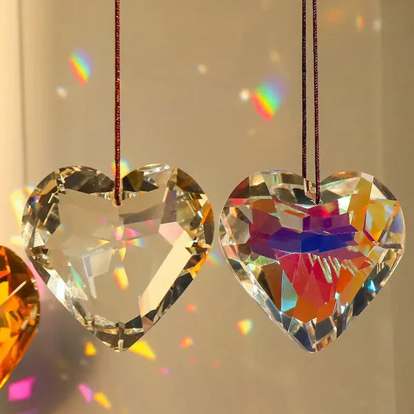 🔥LAST DAY 48% OFF 🔥 Hanging Heart Suncatcher Prism Crafts