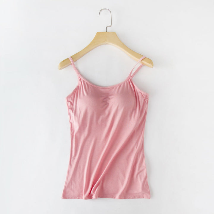 Tank With Built-In Bra With Adjustable Straps