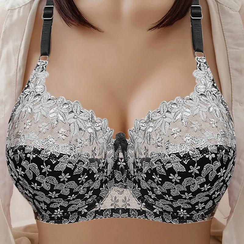 🔥2024 NEW Plus Size Bra Women Wire Free Comfort Soft Breathable🔥