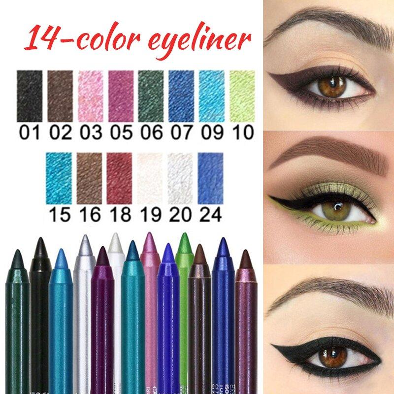 ONLY ABOUT $2 EACH 14 PCS 2-IN-1 LONG LASTING WATERPROOF EYELINER/EYE SHADOW PEN