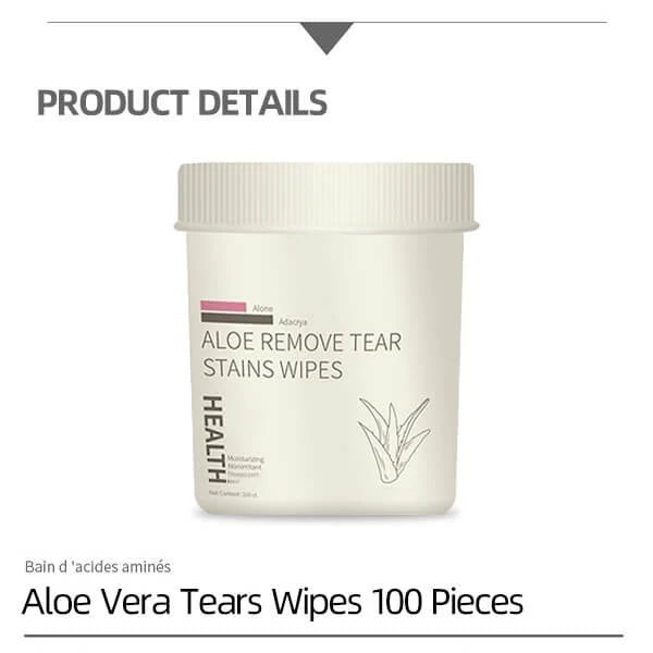 Pet Tear Stain Wipes