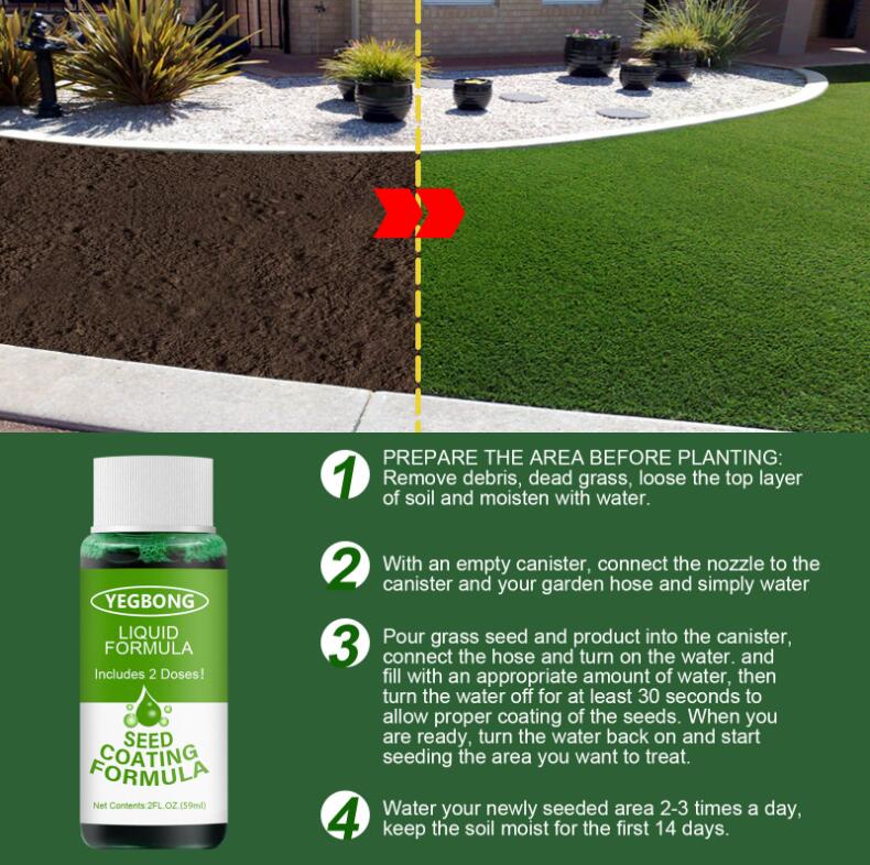 🔥Last Day Save 45% 0FF -🔥Hot Sale Green Grass Lawn Spray-ONLY $9.99!!!