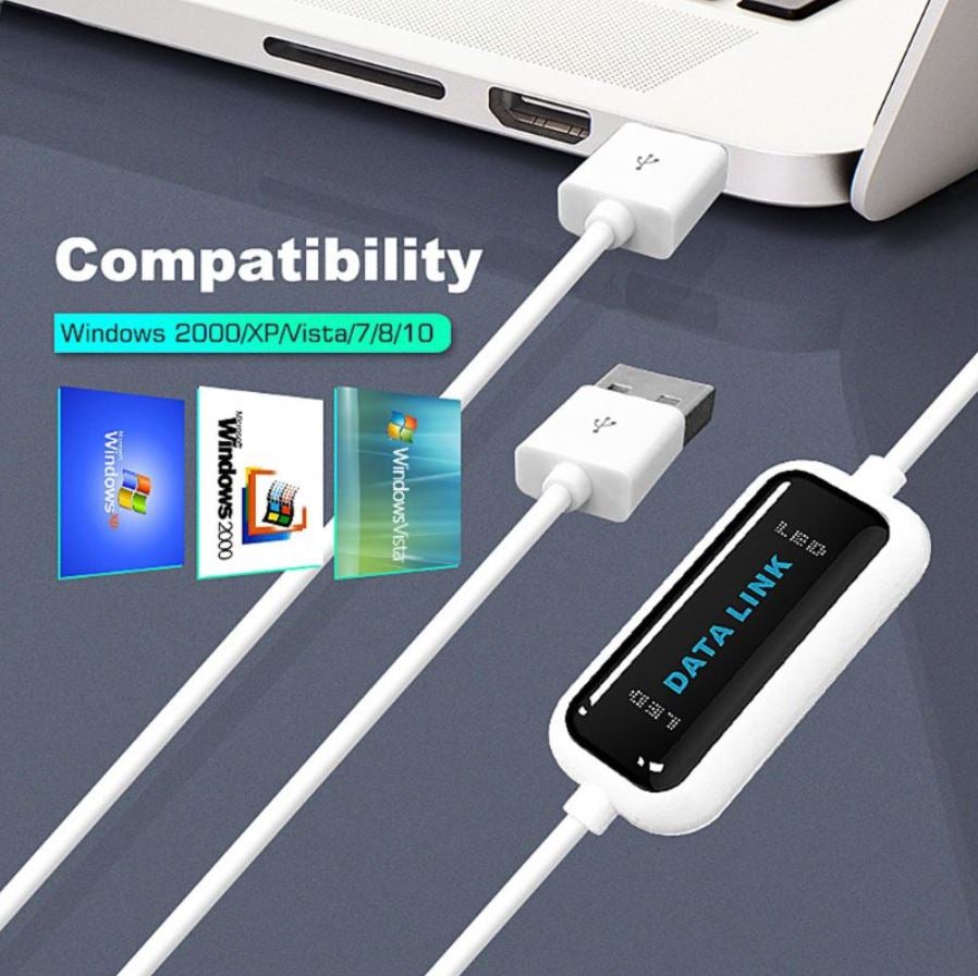 USB PC to PC Transfer Cable