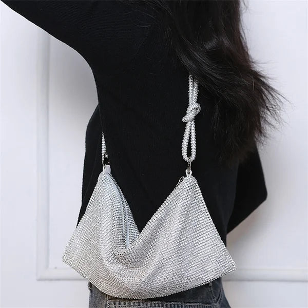 Luxury Design Shiny Rhinestones Handbag