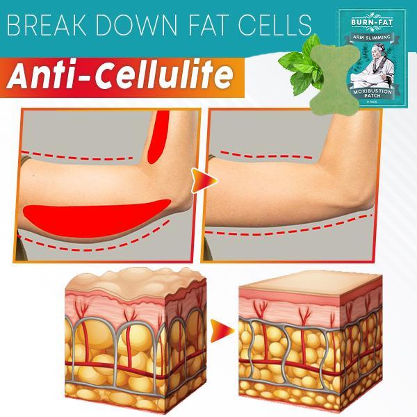 Burn FAT Arm Slimming Moxibustion Patch 12PCS