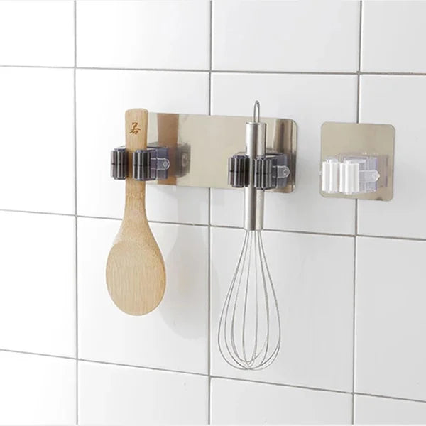 Multipurpose hook wall mounted kitchen and bathroom bracket