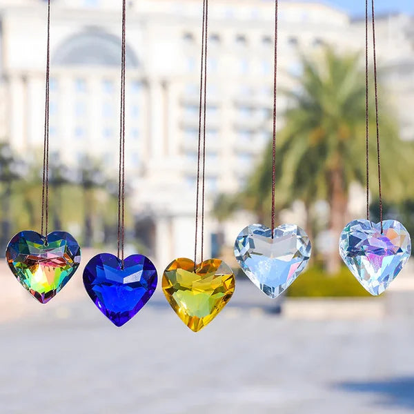 🔥LAST DAY 48% OFF 🔥 Hanging Heart Suncatcher Prism Crafts